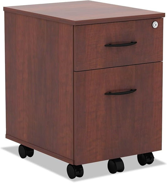 Alera ALE Valencia Series Mobile B/F Pedestal, 15 7/8 x 19 1/8 x 22 7/8, Med. Cherry