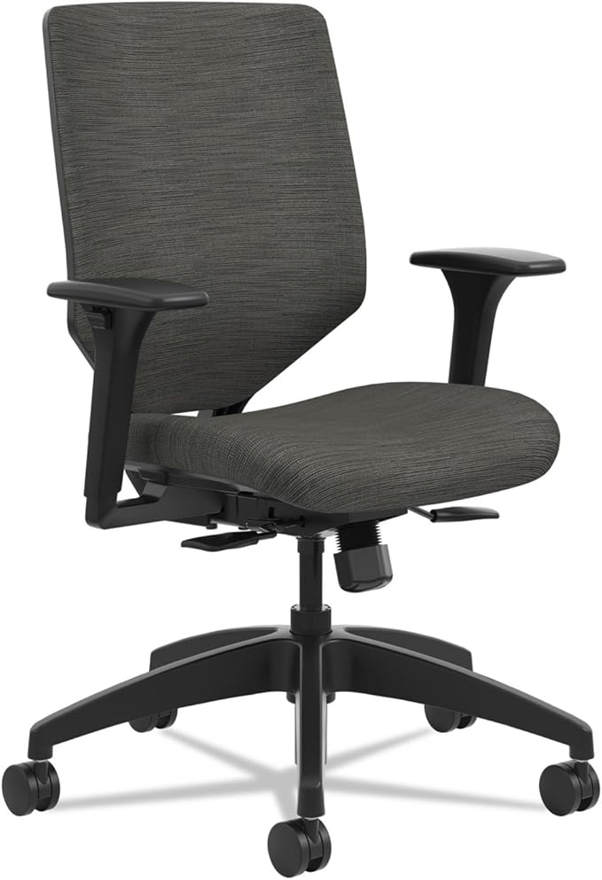HON SVMU1ACLCO10 Solve Series Upholstered Back Task Chair, Ink