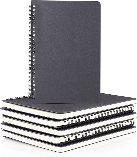 EUSOAR Graph Paper Notebook, B5 3Pack 7.3"x10.2" 120 Pages Hardcover Spiral Notebook Journals, Wirebound Journal Sketch Notebook for Math and Science Students Engineering Artist Drawing