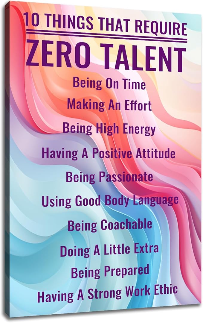Inspirational Canvas Wall Art Motivational Entrepreneur Quotes Colorful Background Poster Positive Painting Wall Decor Picture Artwork for Living Room Office Gym Stretched and Framed [24''Wx36''H]