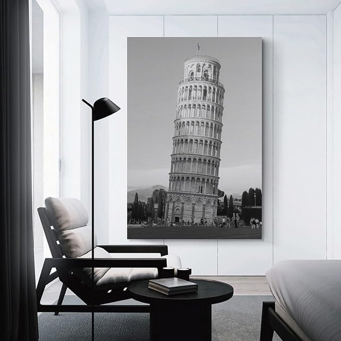 Poster Canvas Painting, Retro Architectural Art, Perfect for Decorating Rooms Or Offices. Unframe-style 16x24inch(40x60cm)