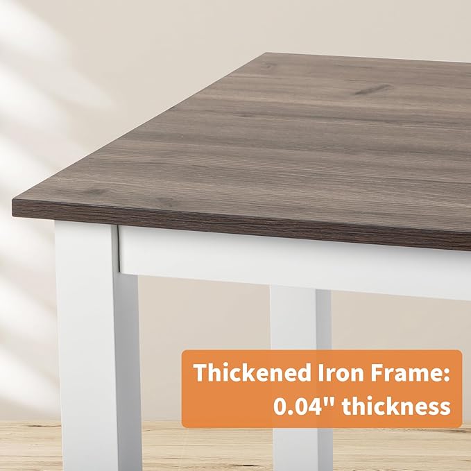 Desk Gray 110cm Office Desk Computer Table, Computer Gaming Table, Wooden Executive Desk Workstations for Home Office, Home Office Desks, Home Writing Desk for Bedroom 43.3" L x 23.6" W x 29.5" H