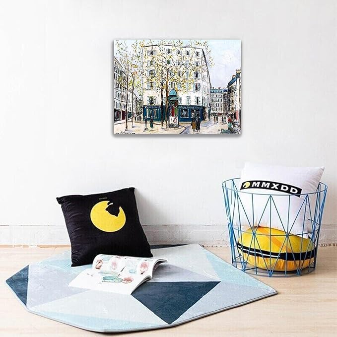 RKGHDCX Canvas Print Wall Art Famous Painting Reproduction. 'Office' artwork Posters and Prints. Canvas Wall Art Landscape Pictures for home decor30x40cm(12x16in) Frameless