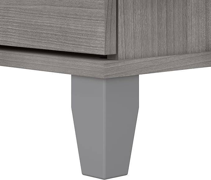 Bush Home 2 Drawer Lateral File Cabinet, Letter and Legal-Size Document Storage for Home or Professional Office, Somerset Collection, Platinum Gray