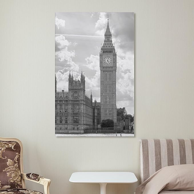 Room Decoration Poster Canvas Painting Architectural Art Office Home Wall Decoration Unframe-style-1 16x24inch(40x60cm)