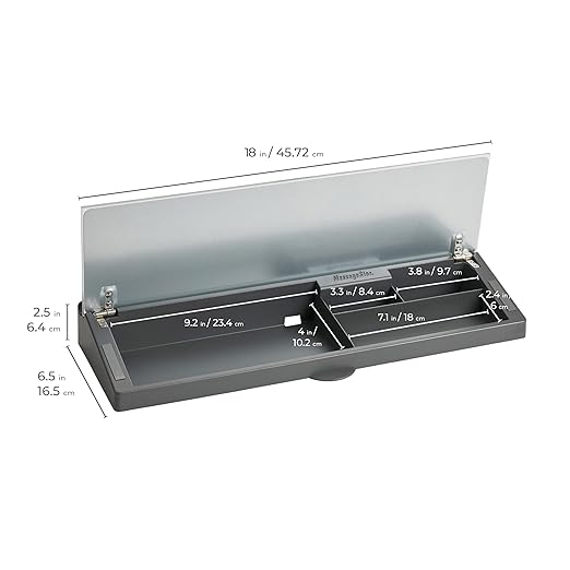 ECR4Kids MessageStor Keyboard Write and Store, Desk Organizer, White