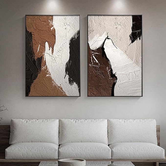 Wall Art for Office Abstract Pictures Painting on Canvas, Canvas Prints Artwork, Posters for Home Kitchen Living Room Decor Ready to Hang 27.5 * 19.6inch,A