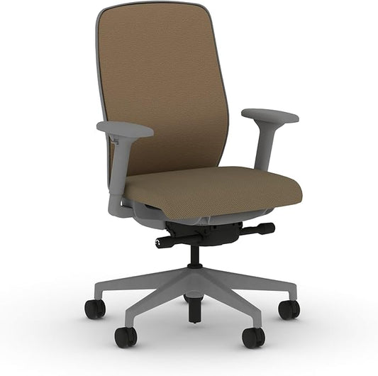 HON Nucleus Task Chair, Spectrum Mesh, Advanced Synchro-Tilt Control, Office Chair with Lumbar Support, Height and Width Adjustable Arms, Titanium Frame, Quicksand