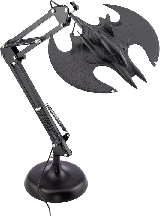 Batman Officially Licensed DC Comics Posable Desk Light USB Powered Lamp with Adjustable Arm Sleek Black Design - Bedrooms, Offices, Gaming Room and Batcaves | Paladone