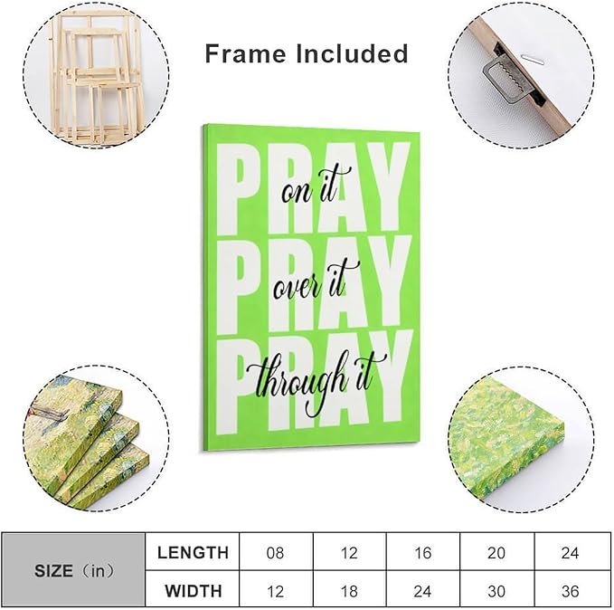 SunTianXiXi Office Desk Accessories Decor Sign Canvas Poster Wall Art Decor Print Picture Paintings for Living Room Bedroom Decoration Frame-style-612x18inch(30x45cm)