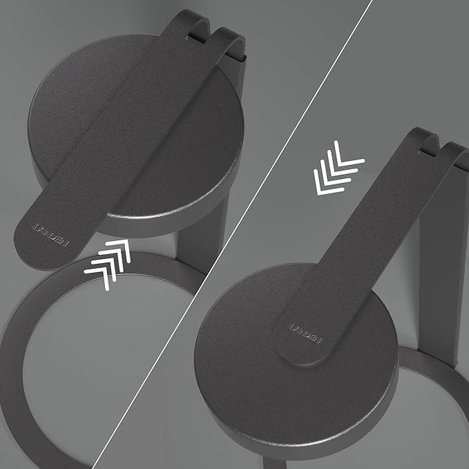 LANDEN LED Desk Lamp with Magnetic Head – 3 Modes & USB Timer, Stepless Dimming, Full Spectrum Light for Terrariums, Plants, Bonsai, or Minimalist Ambient Lighting for Bedroom, Office, Workspace