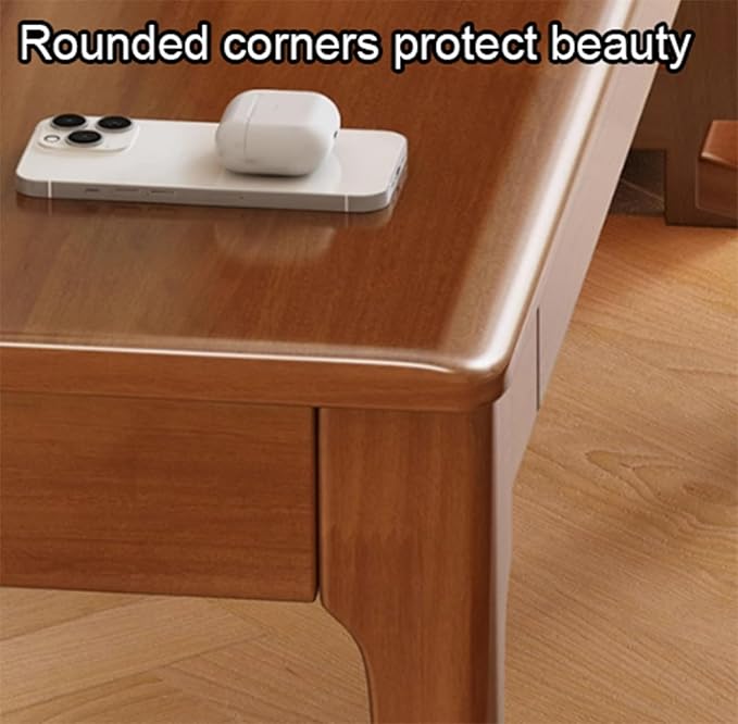 Writing Study Computer Desks with Drawer,Farmhouse Executive Desk with Storage,Modern Wood Home Office Desk for Study, Living Room, Bedroom,B,120 * 40cm