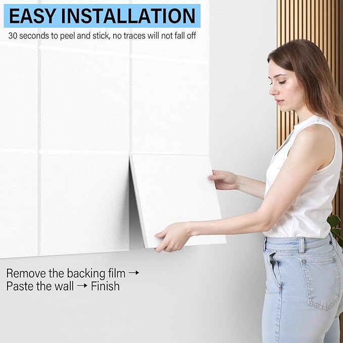 Large Cork Boards for Walls – 36" x 24" Self Adhesive Felt Wall Tiles, Ideal for Office Black Bulletin Board, Easy to Install Pin Board Photo Board