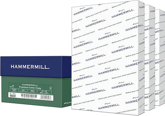Hammermill Printer Paper, Premium Color 32 lb Copy Paper, 12 x 18-100 Bright, Made in the USA, 106127C - 3 Ream (1,500 Sheets)