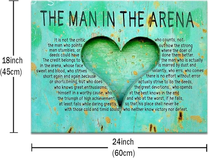 Motivational Canvas Wall Art Home Wall Decor Inspirational Entrepreneur Quotes Poster Print Artwork Positive Sign Painting for Bedroom Office Workplace Gym Picture Stretched and Framed [18''Hx24''W]