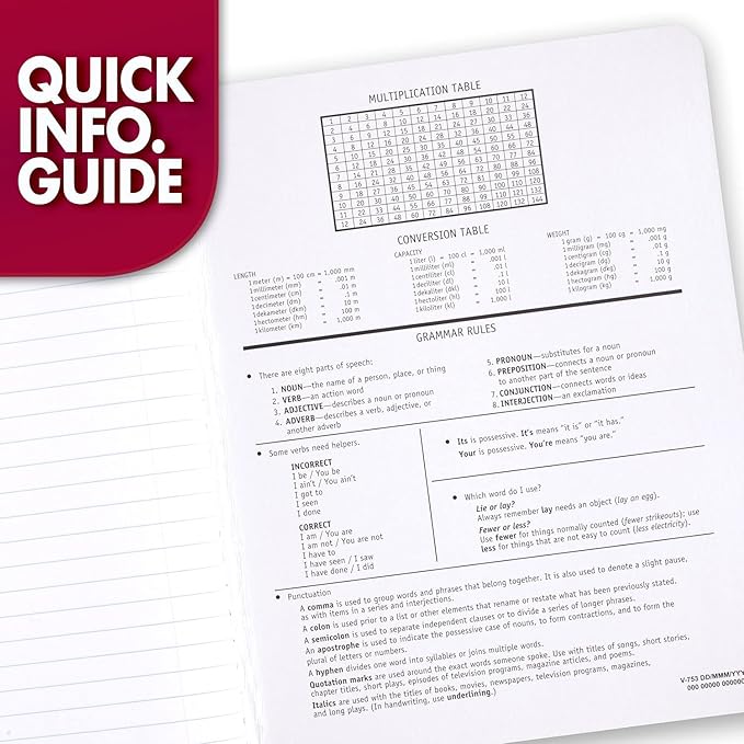 Mead Composition Notebook, 12 Pack, Wide Ruled Paper, 7-1/2" x 9-3/4", 100 Sheets per Comp Book, Black Marble (72936)