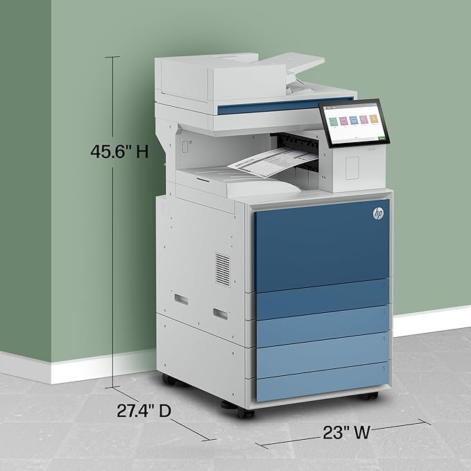 HP Laserjet Enterprise 8601dn Multifunction Monochrome Printer, Scanner, Copier, Duplex, Best for Office (9S186A)