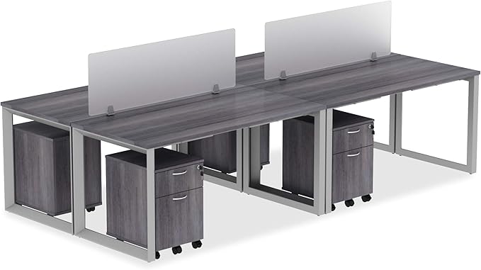 Lorell Relevance Series Mahogany Laminate Office Furniture