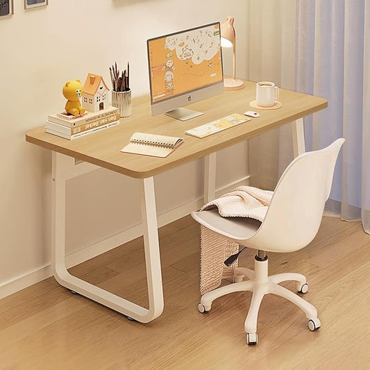Modern Desk 31.5 Inch Computer Table Simple Style Office Writing Desk Industrial Office Table Natural