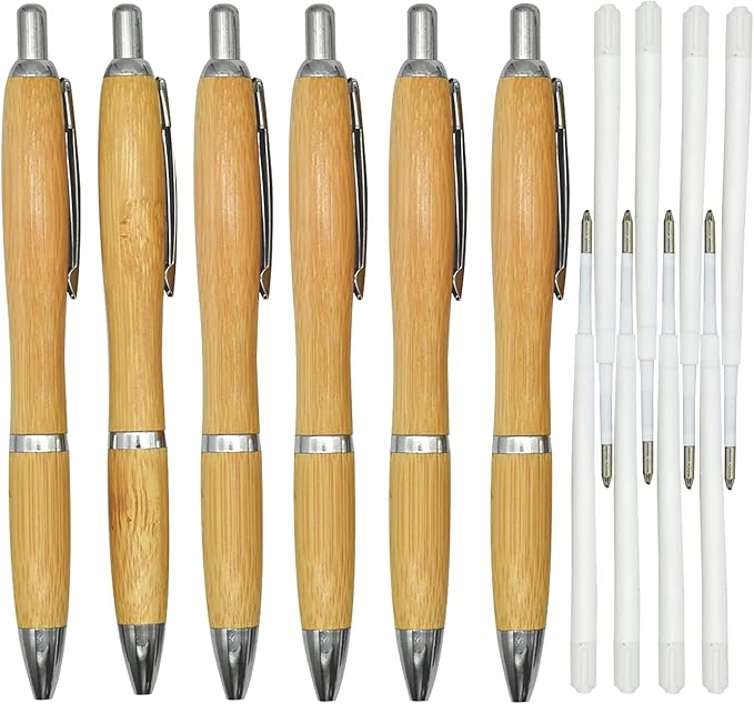 100 PCS Ballpoint Pen Refills Retractable Pen Refills 3.86" Black Ink for Sparkle Pens Bamboo Pen Refills1.0mm for Retractable Pens Wood Pens in Office School Family