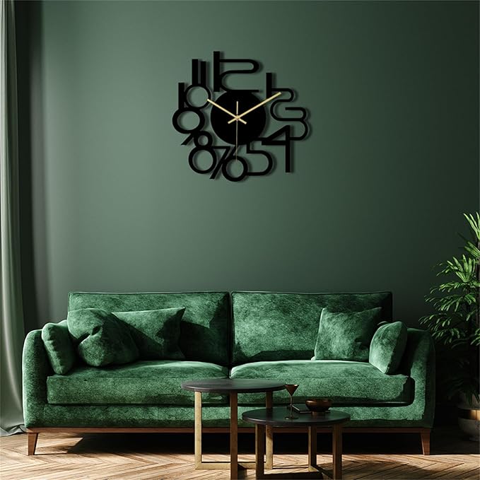 Wall Clock Accurate Timekeeping Wall Clock Not Ticking Battery Operated Wall Clock Minimalistic Wall Clock for Kitchen Offices Clock (Jscc016 A)