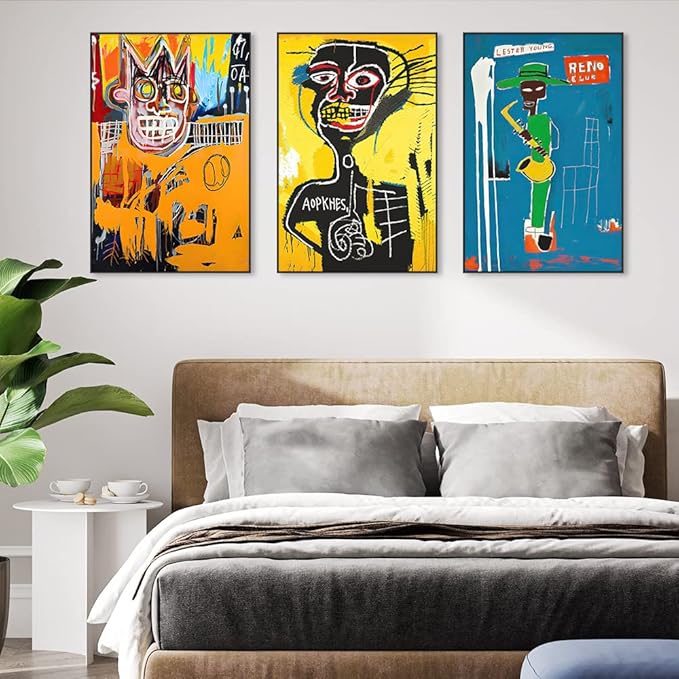 Canvas Framed Wall Art Large Size 24 X 32In 3 Pieces Of Modern Abstract Simple Posters Prints, Artwork Whether Hanging In The Living room Bedroom Kitchen Office Can Be Aesthetic Wall Decor