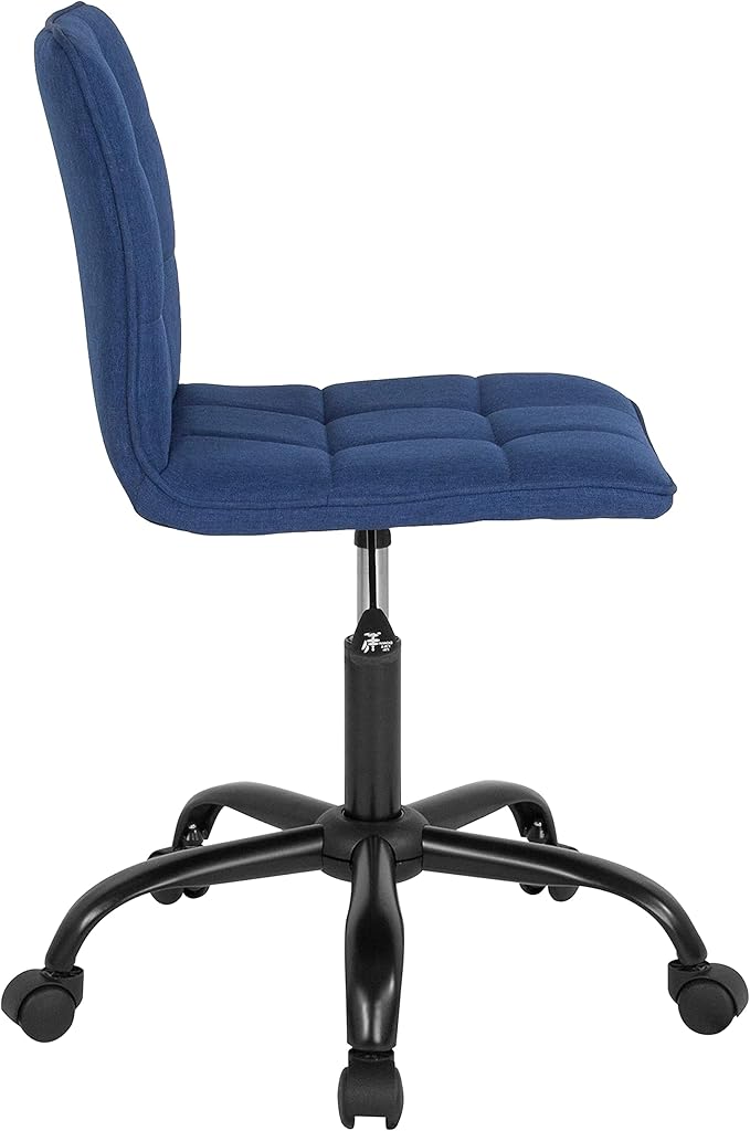 Flash Furniture Sorrento Home and Office Task Chair in Blue Fabric