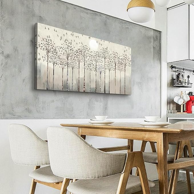 Wapluam Framed Canvas Wall Art For Living Room Large Wall Decorations For Bedroom Office Wall Decor Scenery Abstract Wall Paintings Pictures Artwork Canvas Prints Boho Room Home Decor 20X40 in