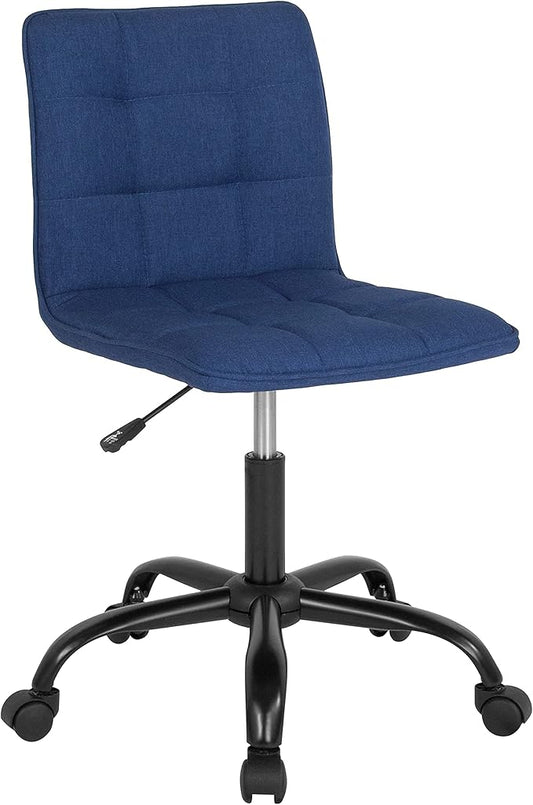Flash Furniture Sorrento Home and Office Task Chair in Blue Fabric