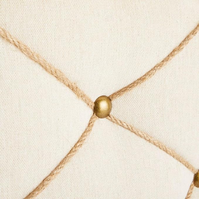 Farmlyn Creek Rectangular Fabric Bulletin Board - Picture Board for Photos - Farmhouse Style & Office Wall Decor - 16 x 12 in, Beige