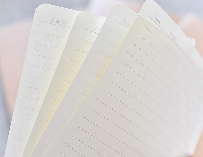 TWONE 9 Packs Kraft Brown Soft Cover Notebook Journals - 5.5" x 8.25" - Ruled 60 Pages/30 Sheets - for Use as Journal, Sketchbook, Composition Notebook