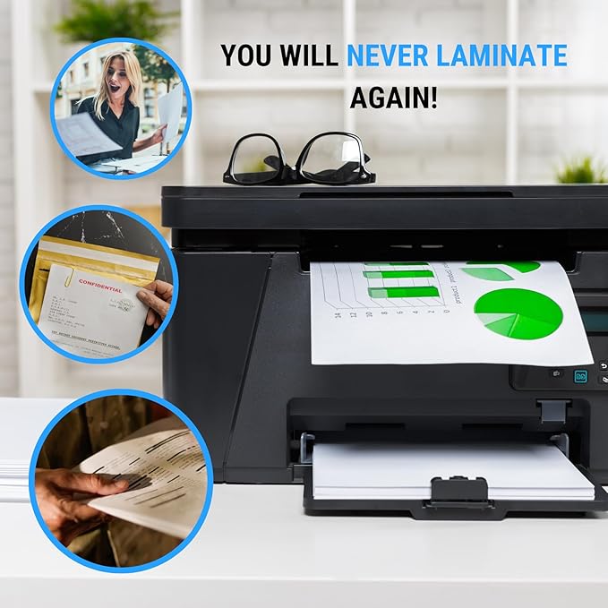 TerraSlate Waterproof Paper - Hydronote 54lb Multipurpose Copy Paper 8.5” x 11”, Bulk Printer Paper, Inkjet Printer and Laser Printer Paper Compatible - Rain/Weather/Rip-proof (1500 Sheets)