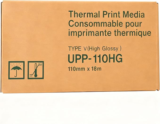 UPP-110HG High Gloss Ultrasound Paper Film Media 5 Rolls