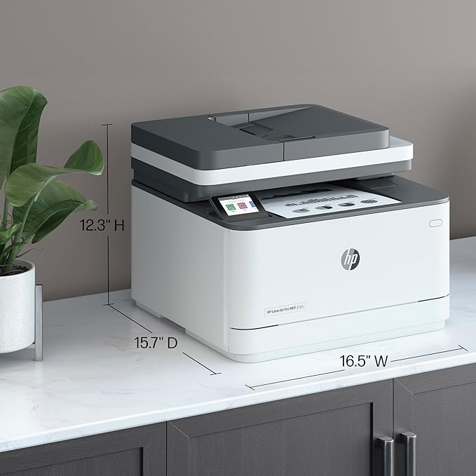 HP LaserJet Pro MFP 3101sdw Wireless All-in-One Laser Printer, Office Printer, Duplex, Best-for-Small Teams (9D2X4F)