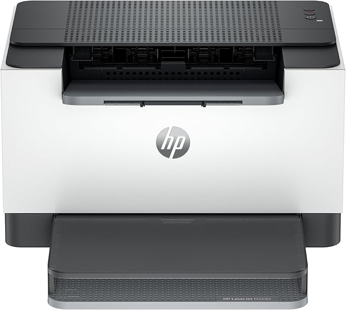 HP LaserJet M209d Laser Printer, Black and White, Automatic Duplex, USB Connection Only (Cable Included), Ideal in Home Office (8J9L0F) (Renewed)