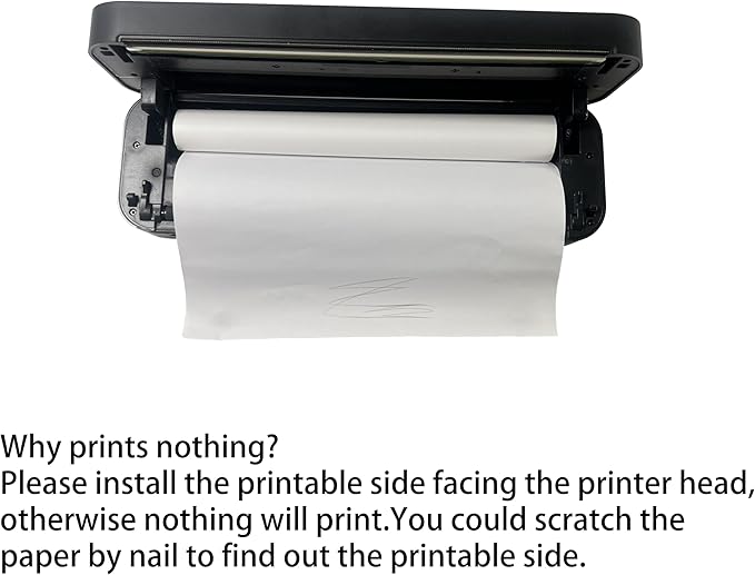 8 rolls (about 200 pages), A4, BPS free, thermal printer paper, BPA free. For aixiqee, IOOIOO, GUTHERREN, minzhi, Peripage, Munbyn, Jadens, Hprt, Phomemo, and other thermal printers(lasting 3 years)