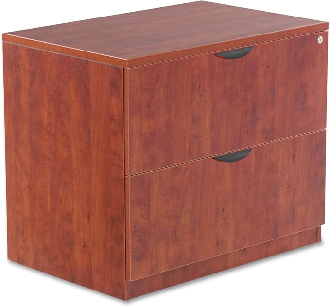 Alera VA513622MC Valencia Series Two Drawer Lateral File, 34w X 22 3/4d X 29 1/2h, Cherry