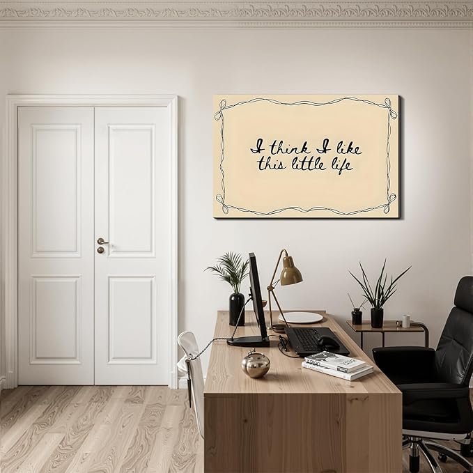 Hard Work Pays Off Framed Canvas Wall Art Motivational Prints Wall Decor for Office Gym Man Cave Bedroom Living Room Dorm Made in USA