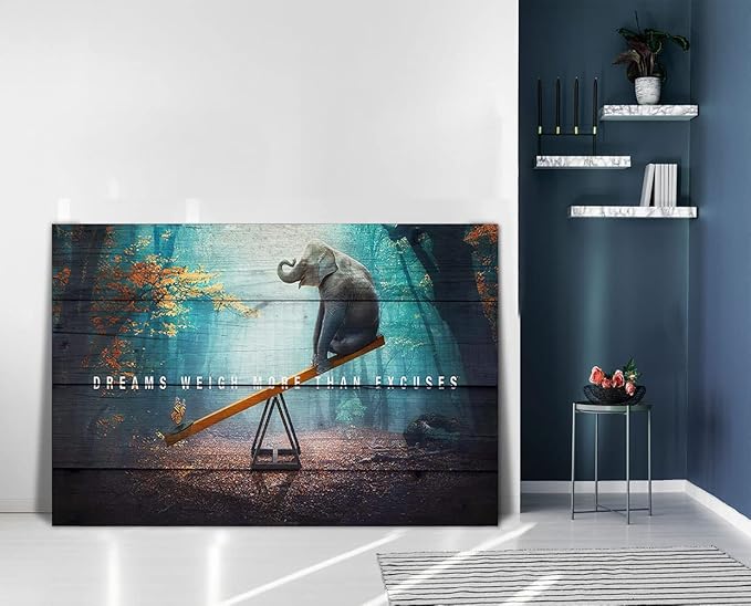 Large Size Wooden Framed Bruce Lee Art Print with Motivational Quotes Giclee Canvas Office Prints Paintings Posters for Home Kitchen Classroom Gym Wall Decor Stretched Easy to Hang 40 x 30 inches