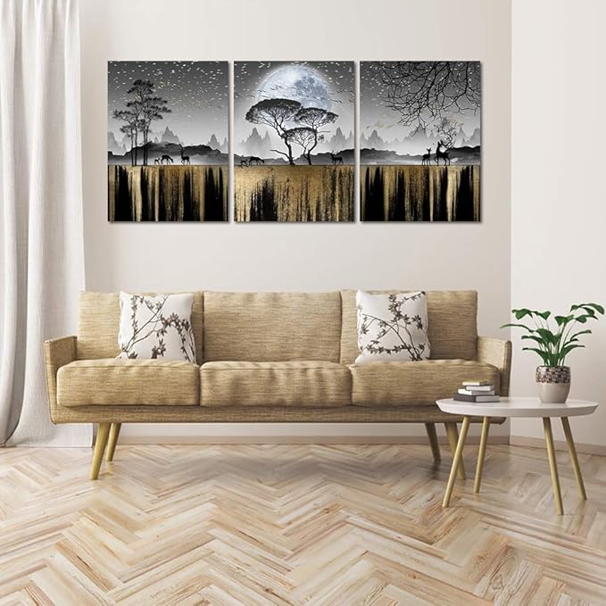 Wall Art For Living Room family wall decor for bedroom black and white wall pictures tree Canvas art Print for bathroom wall Painting artwork For office kitchen Home decor inspiration wall decoration