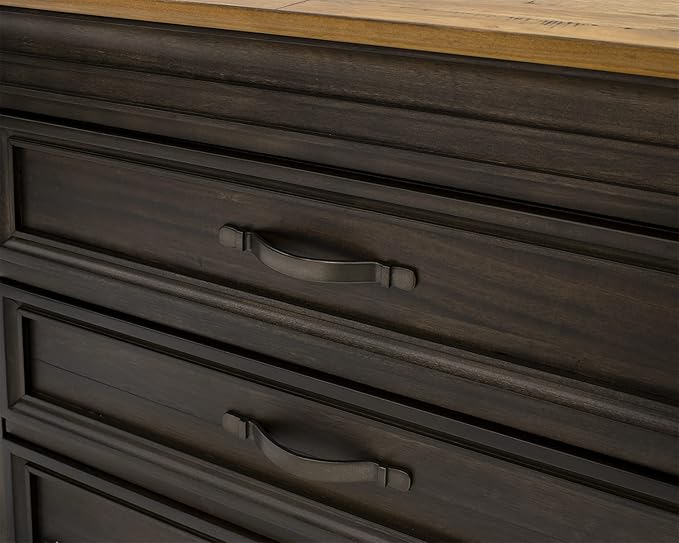 Martin Furniture IMSA450 Executive Lateral Locking Legal/Letter File Drawer, Fully Assembled, Brown
