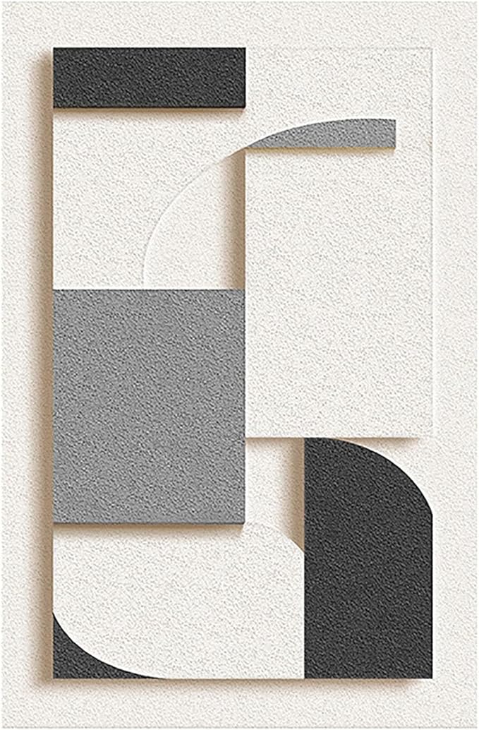 Paintings Wall Decor, Painting Wall Art，Wall Art for Living Room，for Office Abstract Artwork Bathroom Home Decor(E,15.7x23.6in/40x60cm)