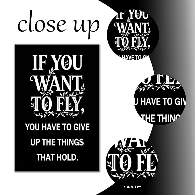 Inspirational Canvas Wall Decor Motivational Wall Art for Office Home Discipline Poster Grit Quote Design Picture Painting Artwork for Men Classroom Workplace Hallway Ready to Hang [24''Wx36''H]