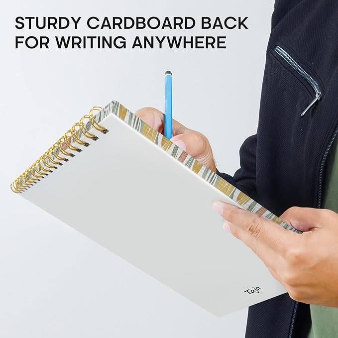 Taja To Do List Notepad - To Do List Notebook for Work with 52 Sheets, Undated Daily Planner Perfect for Daily Tasks and Goal Setting, Notepad Suitable for Office, Home & School - Sunshine Field