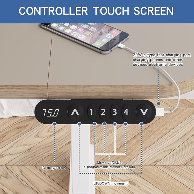 Gaming Electric Standing Desk L Shaped with Privacy Screen, 59 Inch PC Computer Desk,Large Surface for Monitors