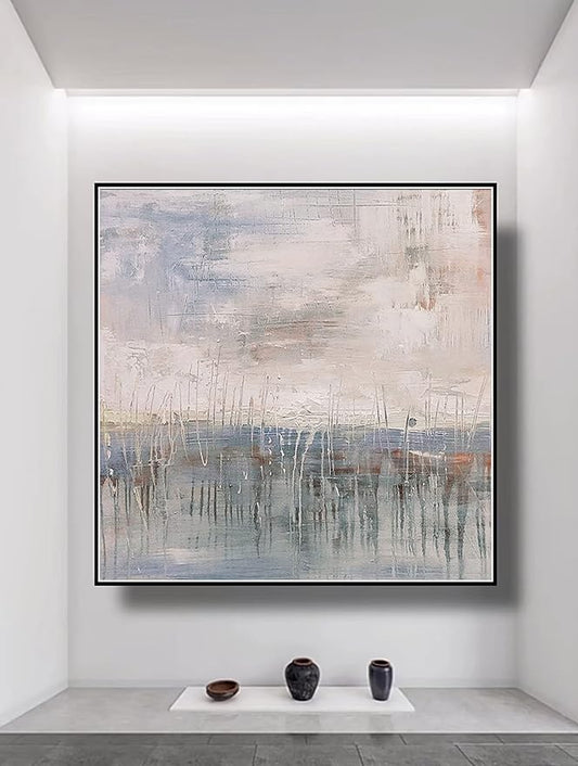 Original Abstract Canvas Art,Large Abstract Canvas Art,oil abstract canvas,unique painting art,large abstract art 40x40 inches