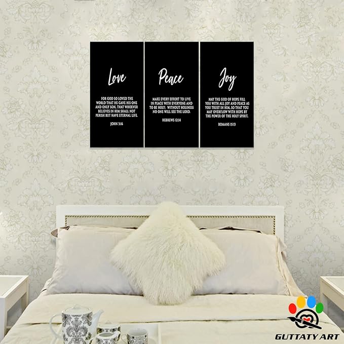 Office Wall Art-3 Panel Motivational Wall Art: Inspirational Quotes Canvas Art for Home Office, Positive Quote Poster Frame, 20'x30'x3Pcs