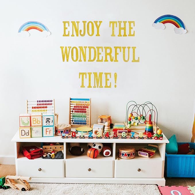 Glitter Bulletin Board Letters 155 Pieces 4 Inch Letter Stickers for Poster Board Stick on Letters for Bulletin Board Display Home School Classroom Decor(Gold)