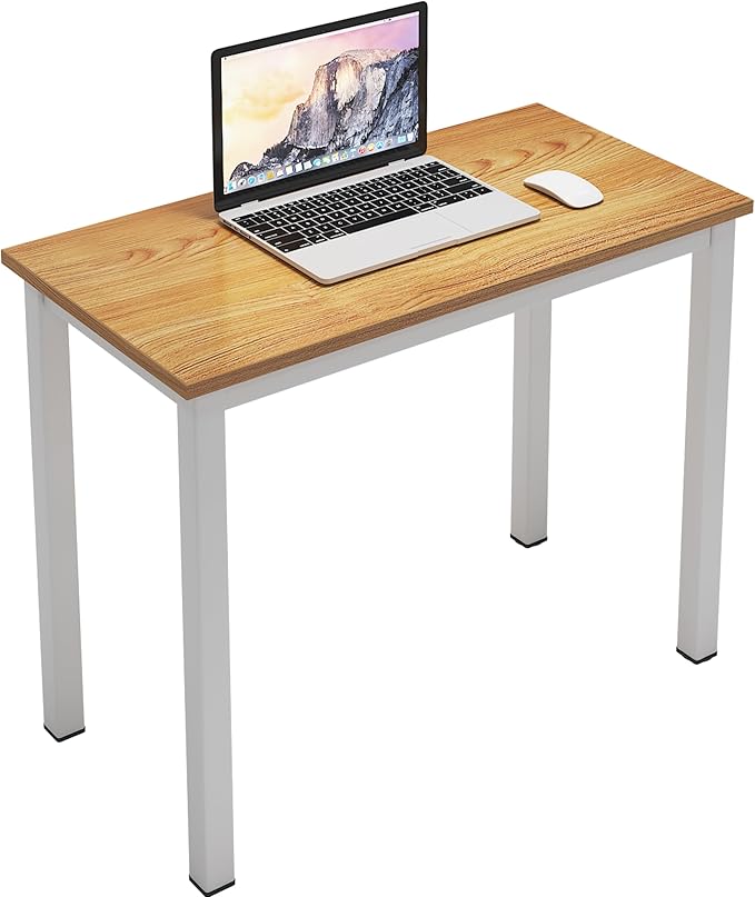 SogesHome 31.5inches Computer Desk PC Desk Office Desk Workstation for Home Office Use Writing Table, Oak(31.5''Lx15.75''W)