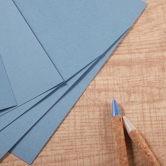 30 sheets Cardstock Paper 8 1/2 x 11 Inches for Crafts and Invitations (Dusty-Blue)